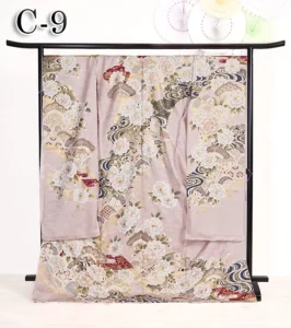 振袖レンタルC-09くすみピンク櫻